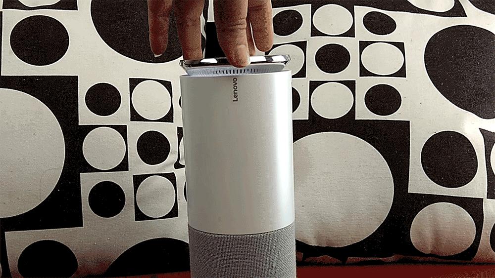 联想ai智能音箱,一句你好