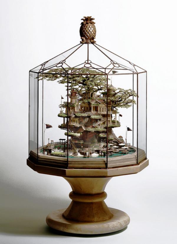 这位迷宫插画师制作的微缩景观让人想住到模型里！