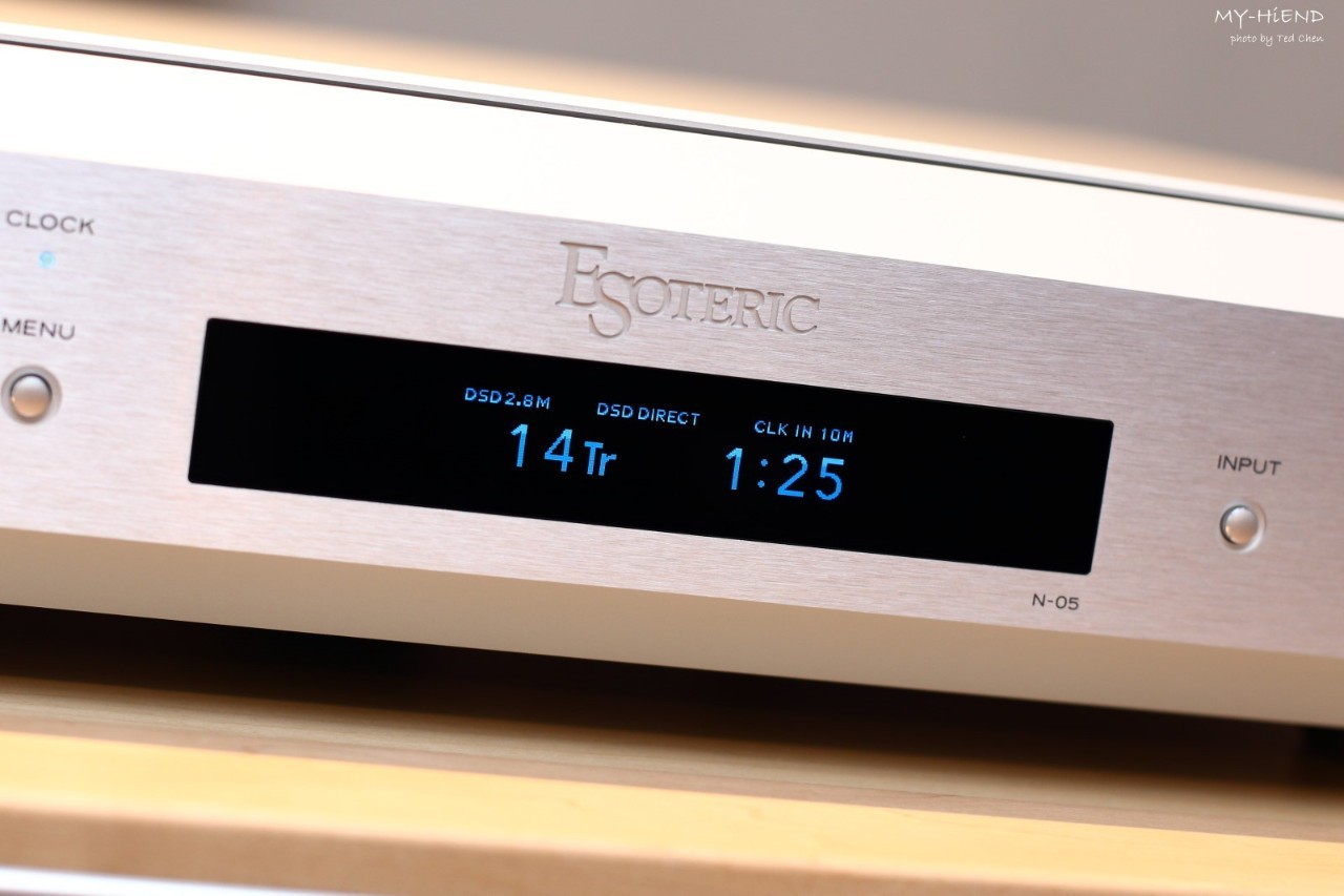 声音干净透明解析强:ESOTERICN-05网络*放播**器