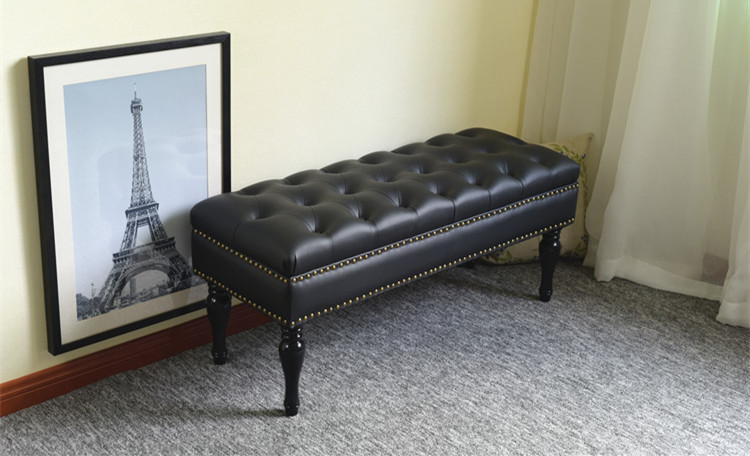 卧室意式极简床尾凳,卧室搭配床尾凳的款式