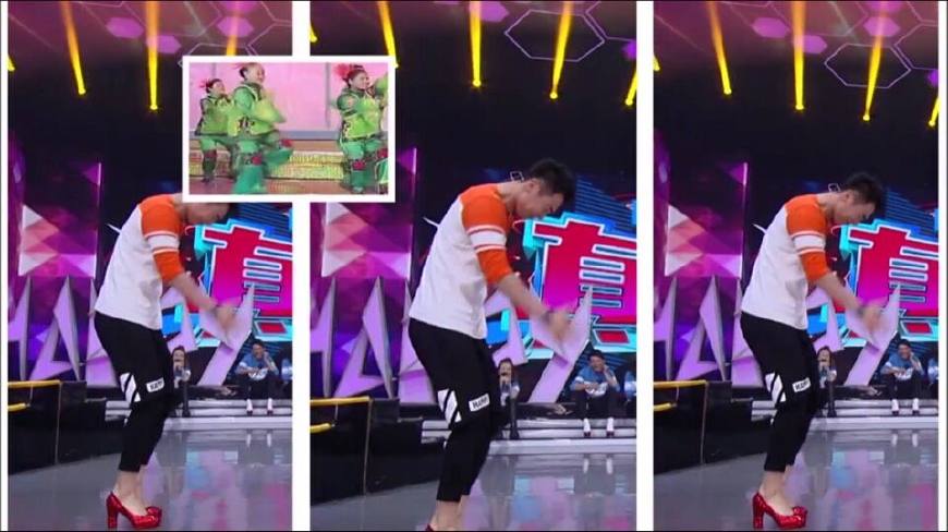 朱亚文穿高跟鞋的视频,男星穿上高跟鞋