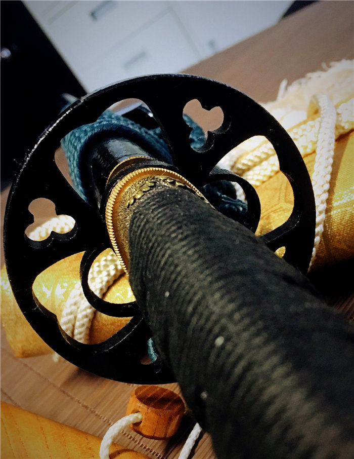 日本刀鉴赏松柏梧桐侟美浓系打刀古法研磨