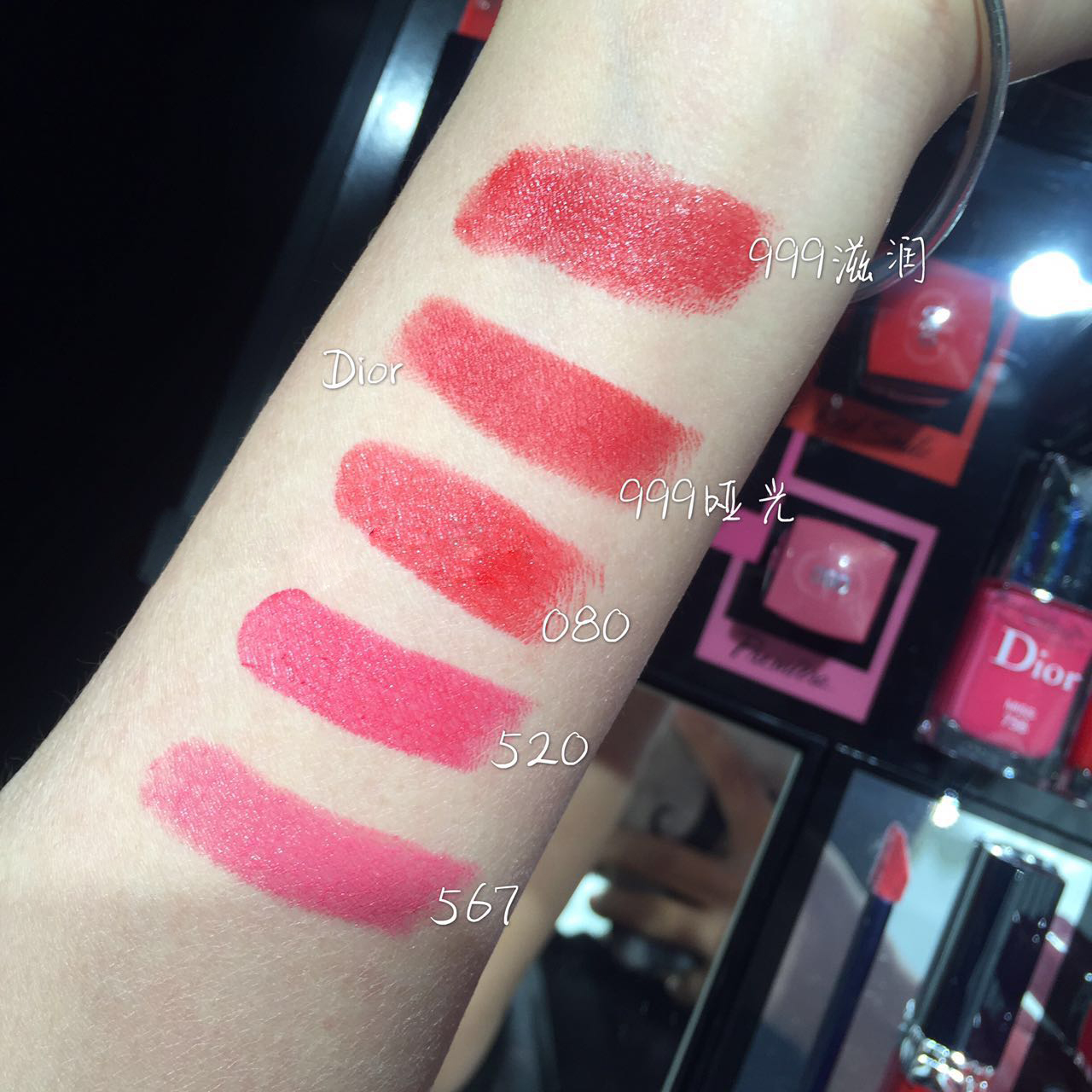 最火迪奥口红色号,迪奥蓝金口红哪个色好看