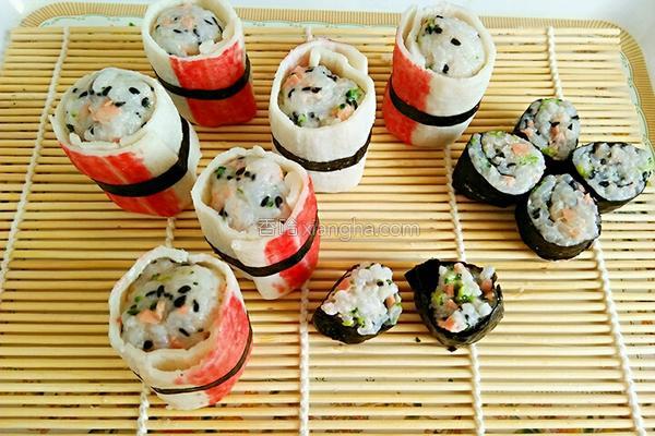 九种花样寿司的做法,花式寿司100种做法大全