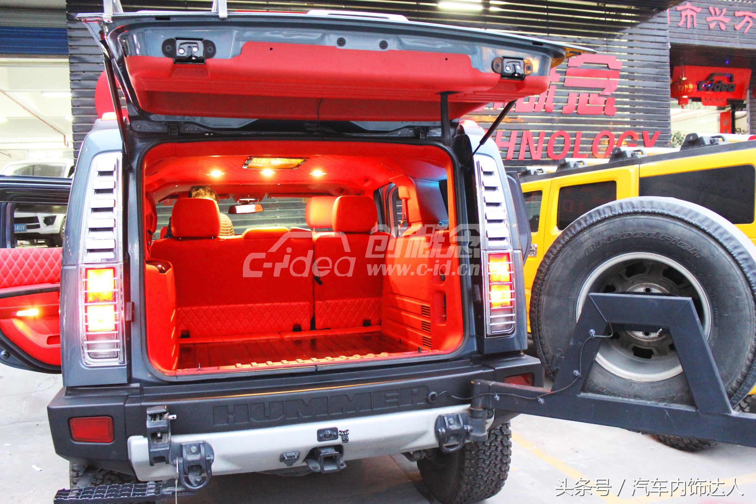 悍马h2的内饰怎么样,悍马h2改装黑武士超燃剪辑