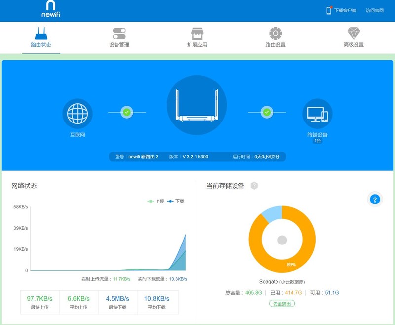 性能卓越极客之选——newifi新路由3体验