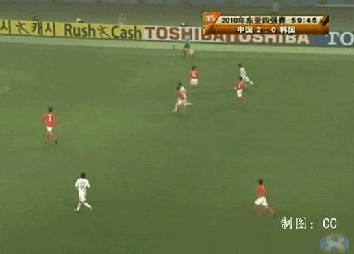 邓卓翔任意球破门完整版,中国对韩国邓卓翔进球