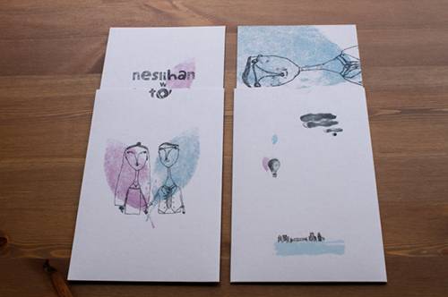 分享你们的婚礼请柬,简单一点的婚礼请柬文字