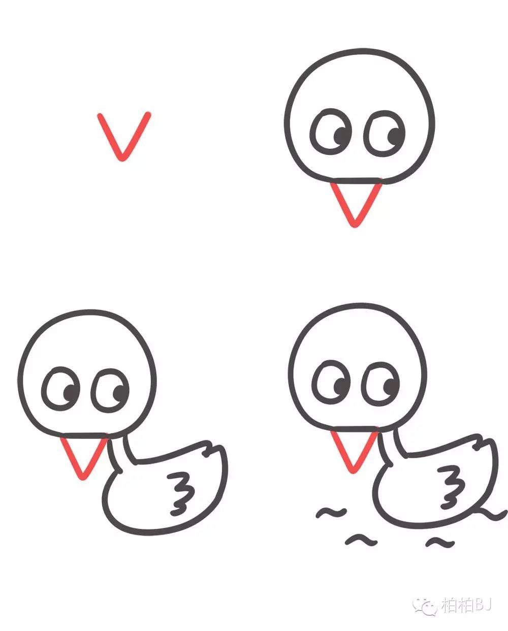 画鲨鱼简笔画大全简单好看,鲨鱼的简笔画简单又可爱图文