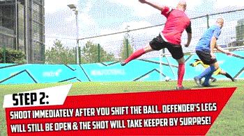 足球九宫格射门技巧,趣味足球射门技巧