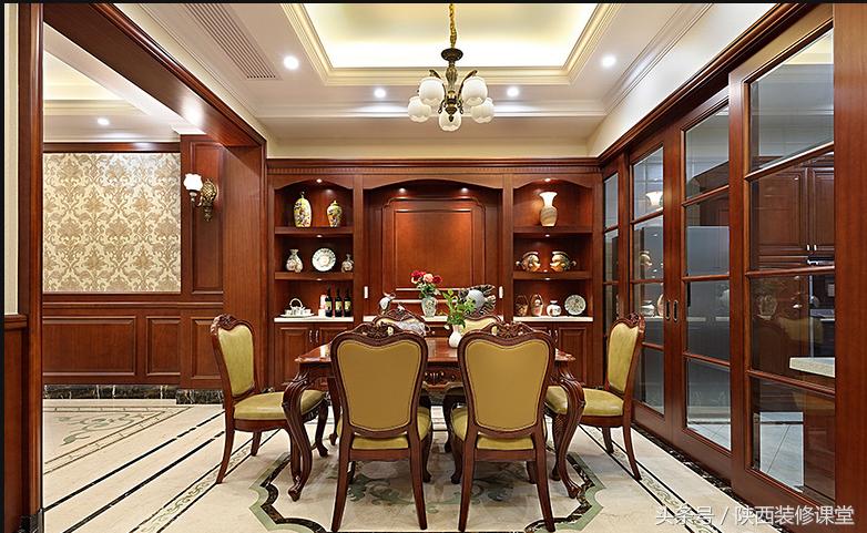 中国美式豪宅,400平轻奢中式豪宅