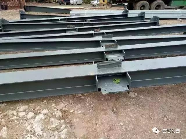 农村自建房轻钢小别墅建造全过程,农村钢结构自建房1层别墅