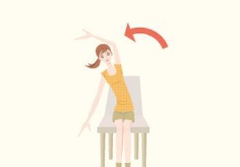 办公室坐在凳子上的减肥动作,办公室减肥操椅子