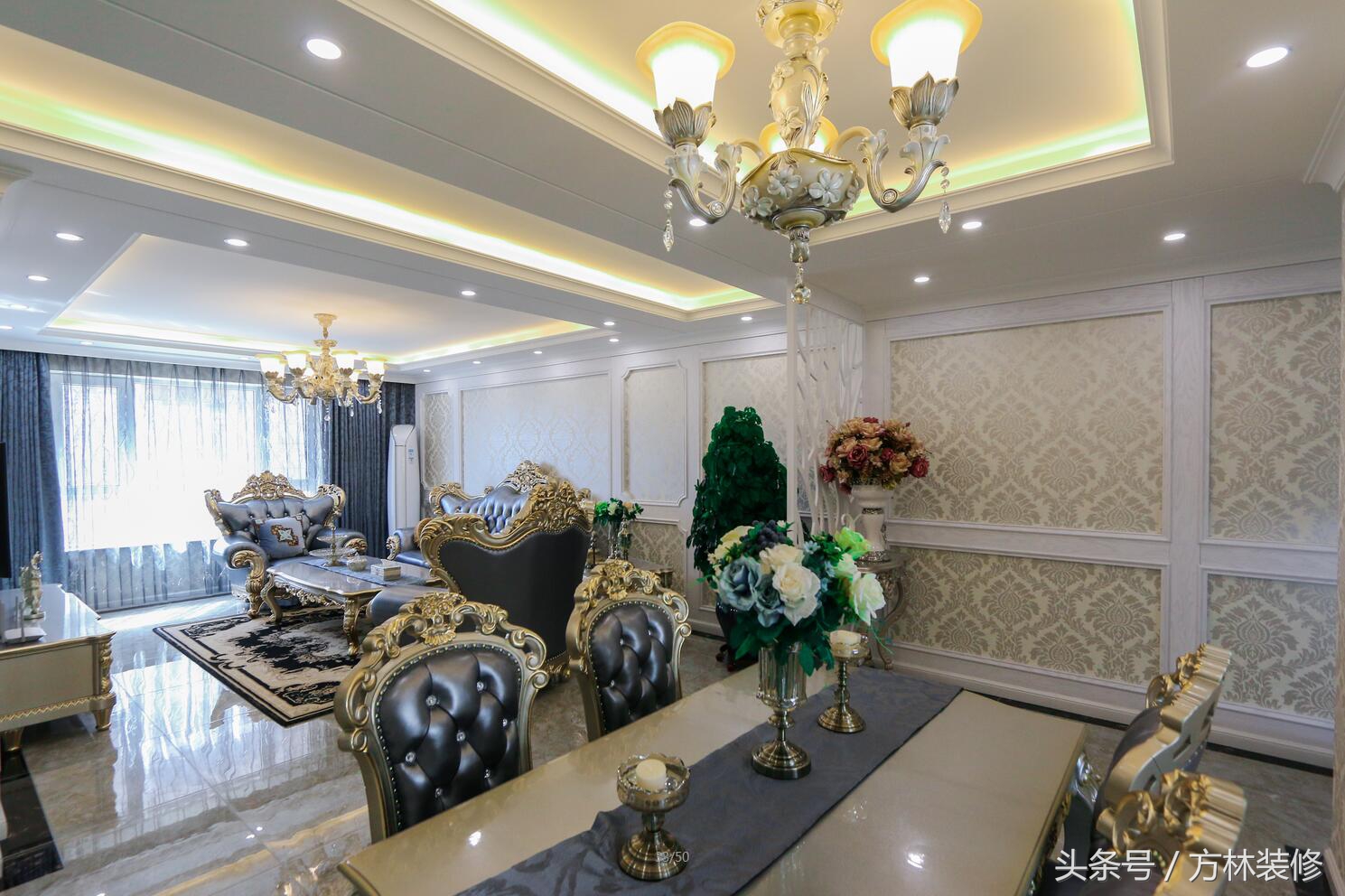 沈阳方林装修样板间效果图,沈阳方林装修改造