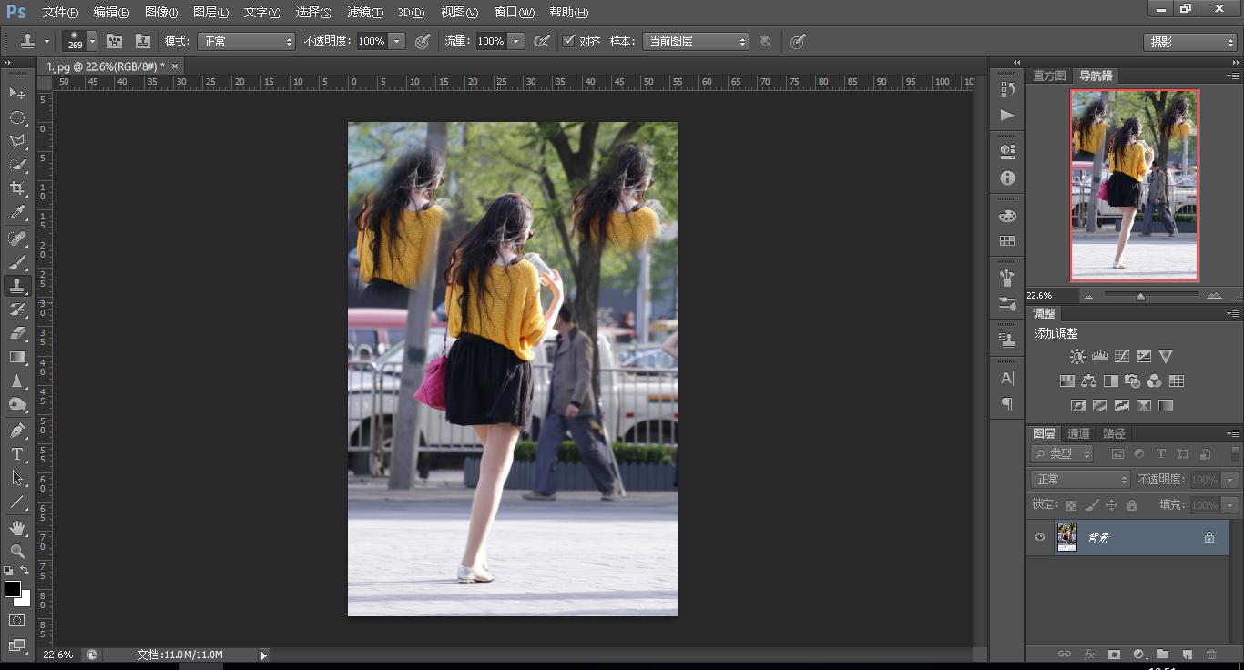 ps仿制图章如何载入图片,ps怎么用仿制图章做对称的图片
