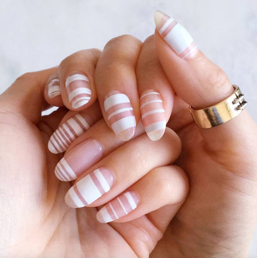 好看又好做的美甲diy教学,美甲小技巧学会在家就能做哦