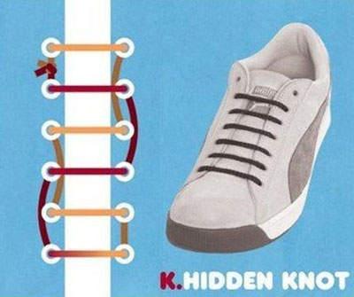 六孔鞋带的24种系法最简单,花式鞋带系法15种必学鞋带绑法