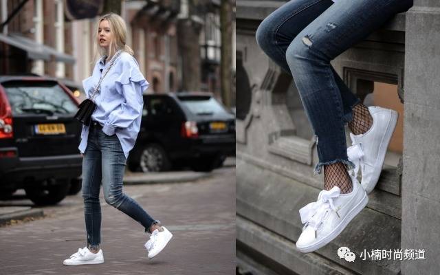 彪马鞋如何穿搭,女士彪马板鞋搭配什么裤子好看