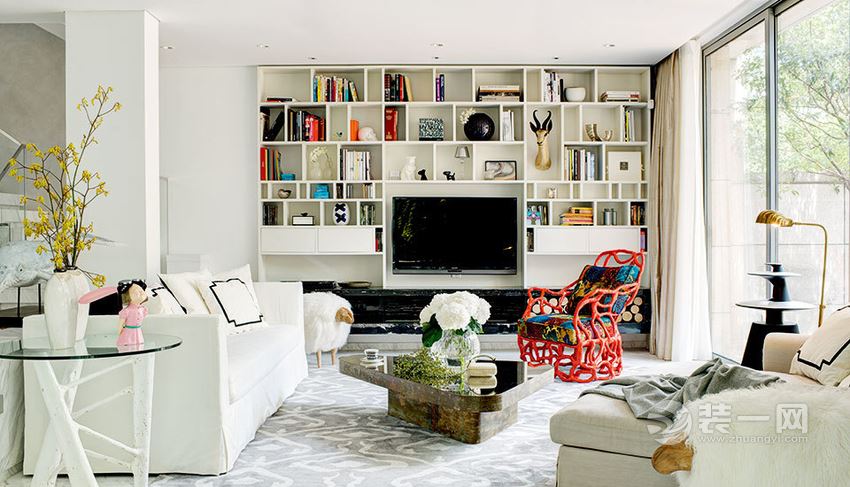 太原150大平层轻奢装修风格,110平户型暖色系现代轻奢装修风格