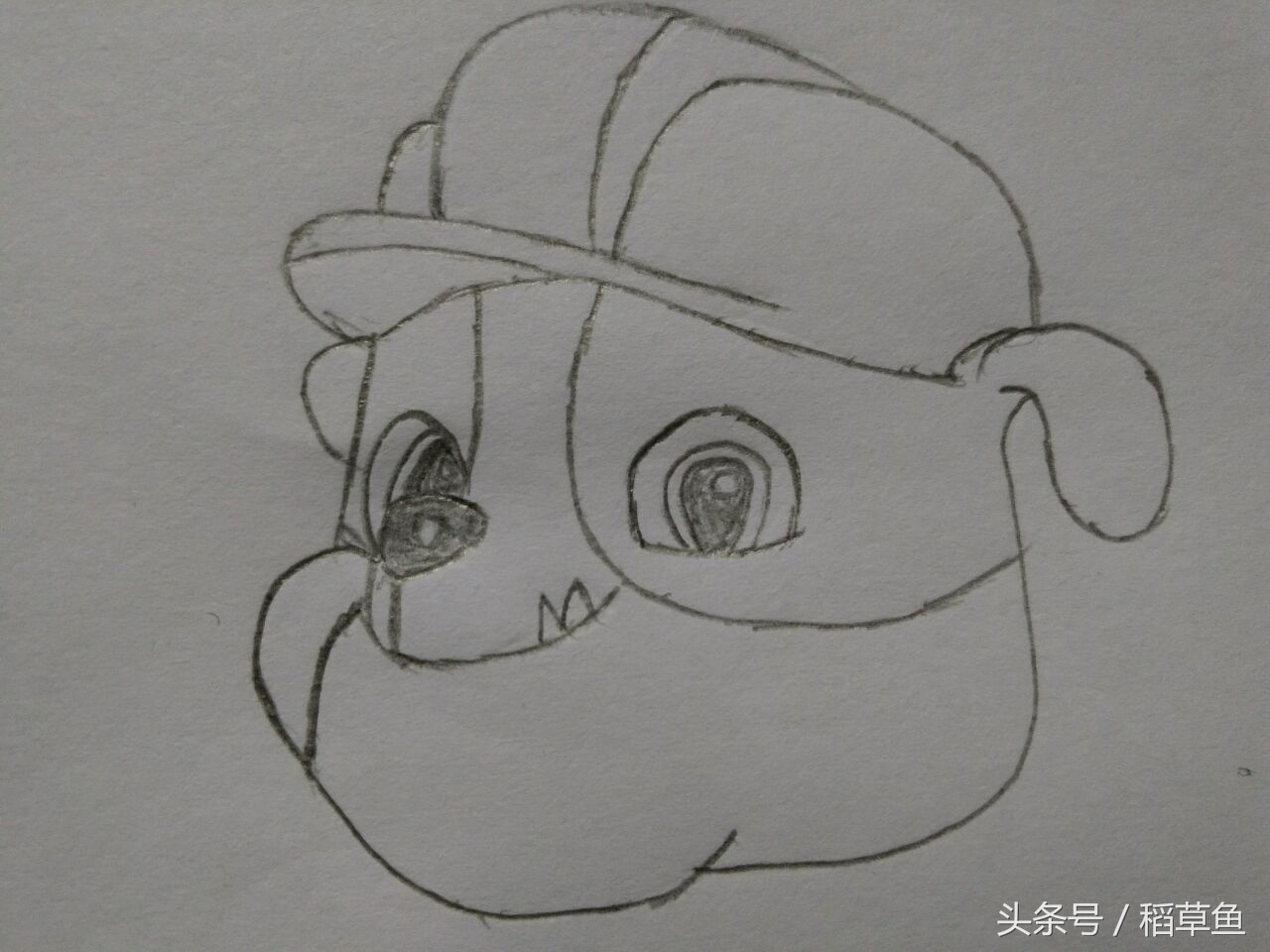 画汪汪队简笔画教程,简笔汪汪队的画法