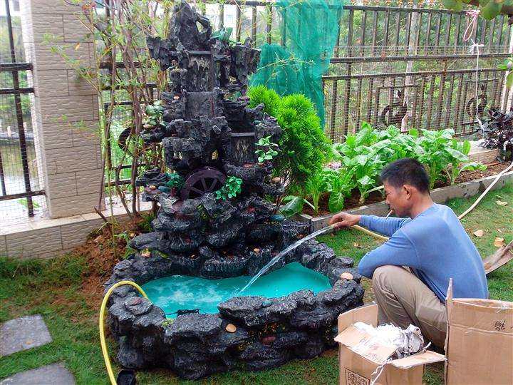 鱼池假山怎么做,假山鱼池怎么做视频