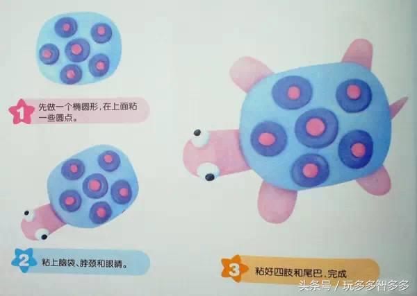 小鱼培乐多彩泥手工,创意培乐多彩泥黏土diy冰淇淋模型