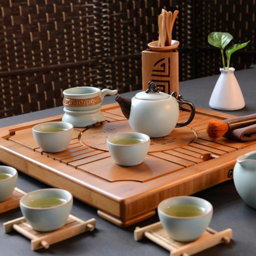 突然发现家里装修风格好看,适合轻奢装修的茶具