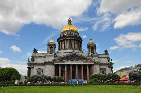 伊萨基辅大教堂拼图步骤图解视频,中俄莫斯科