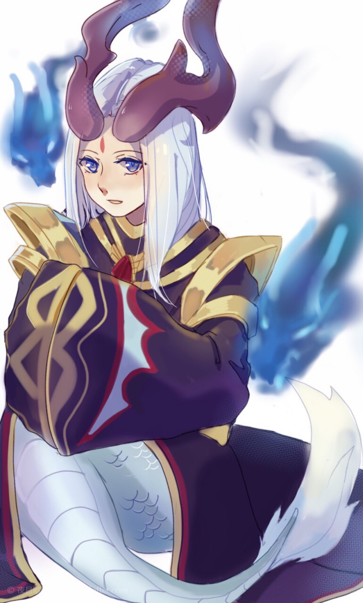 王者荣耀头像野王无水印,王者荣耀红蓝buff卡通头像