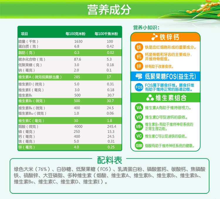 推荐米粉婴儿,推荐婴儿小米米粉