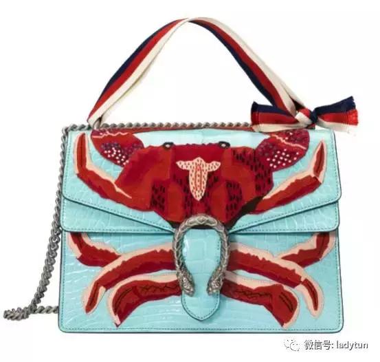 gucci竹节贝壳迷你包,gucci螃蟹包