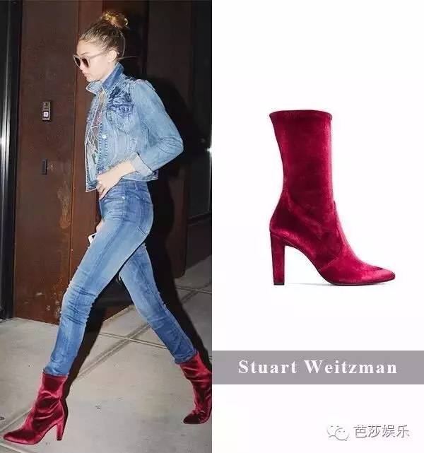 唐嫣休闲短靴搭配,唐嫣长靴子穿搭
