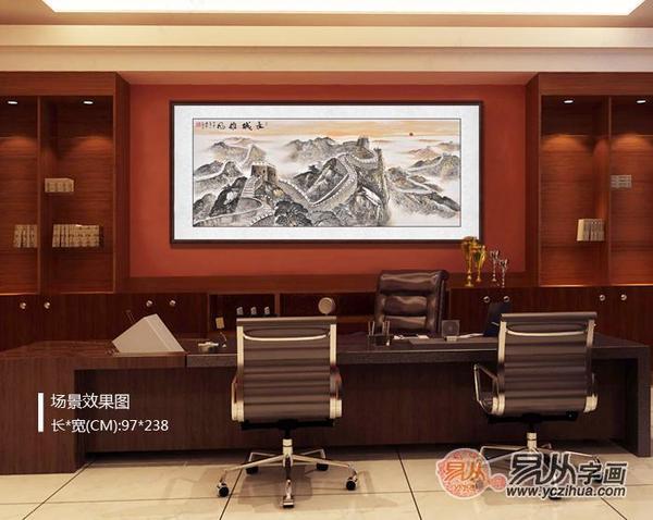 办公室装饰画山水大全,办公室山水画简单大气