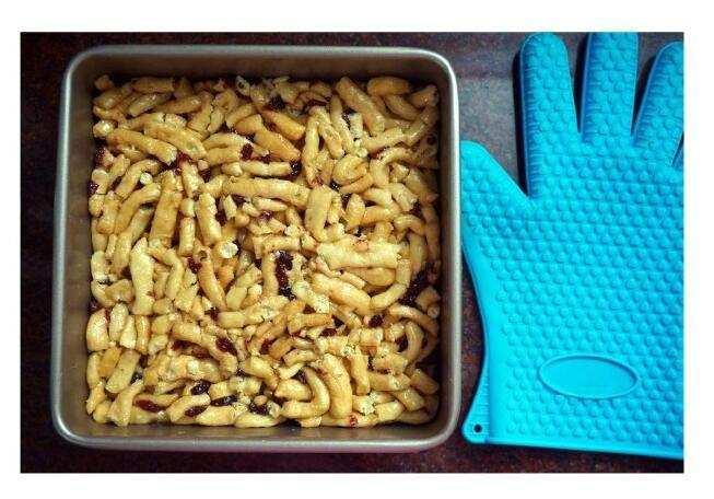 沙琪玛怎么做到酥脆,超市买沙琪玛