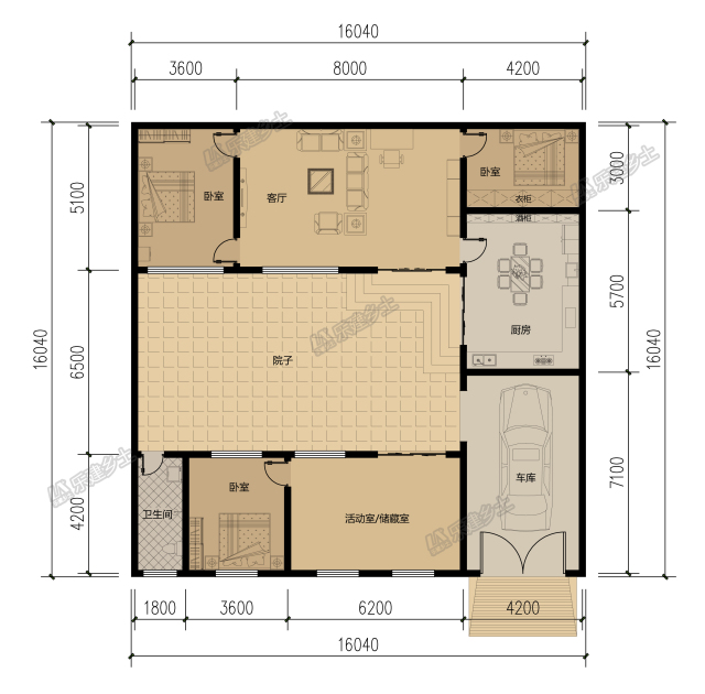 北方一层农村自建房图片大全,北方农村便宜实用一层自建房