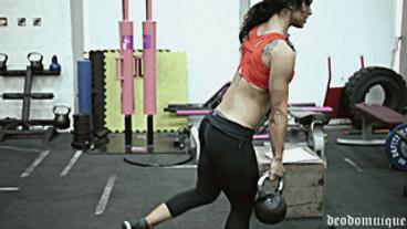 娘man的人还不如这些健身妹纸，这几个动作你有妹纸厉害吗