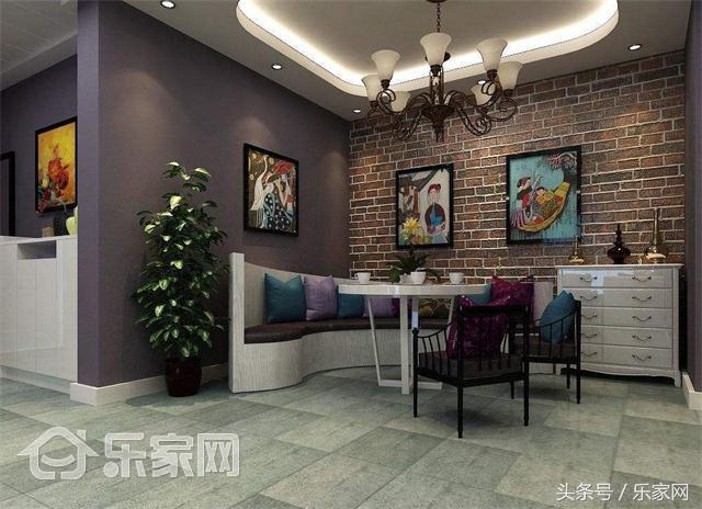 小户型客厅餐厅一体隔断加卡座,小户型卡座餐厅效果图