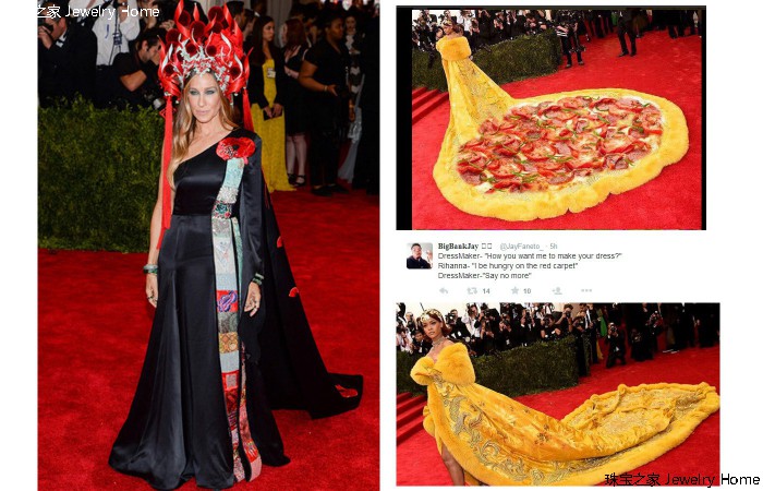 一分钟告诉你配上珠宝的MetGala根本不是什么群魔乱舞