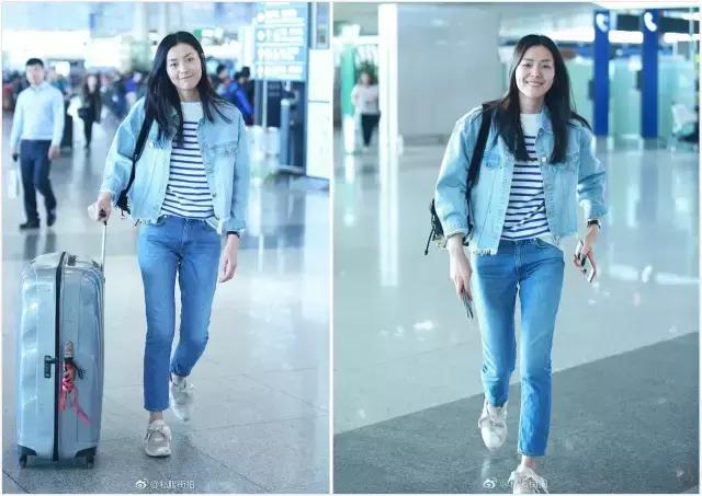 刘雯同款小个子增高松糕小白鞋,moschino刘雯杨幂