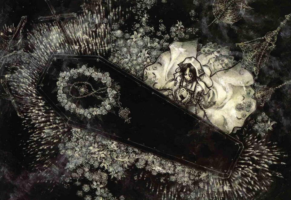 吸血鬼和圣经的图片,圣经吸血鬼画风