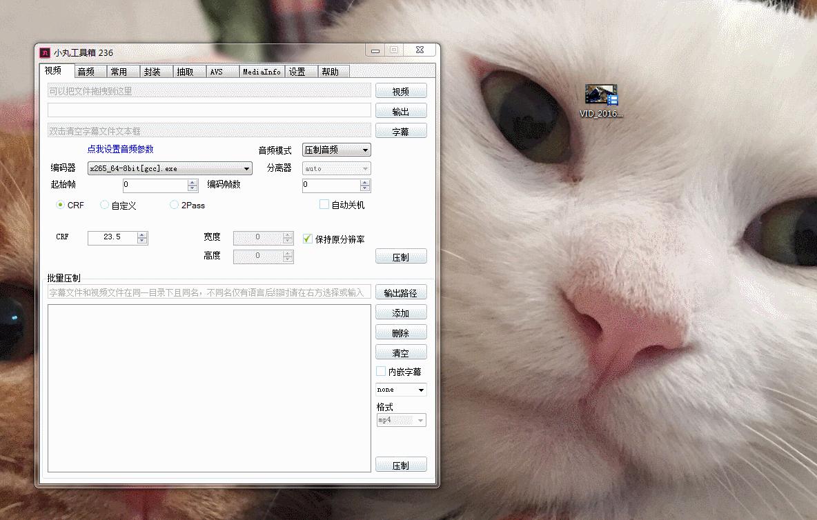 视频太大没法上传？视频压缩神器——小丸工具箱！