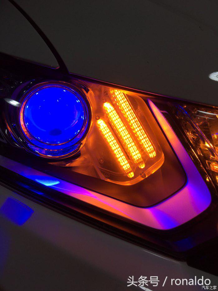 新款飞度原厂日行灯,飞度改装野马大灯套件没有日行灯