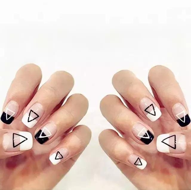 双手美甲贴怎么贴,超长又好看的美甲贴