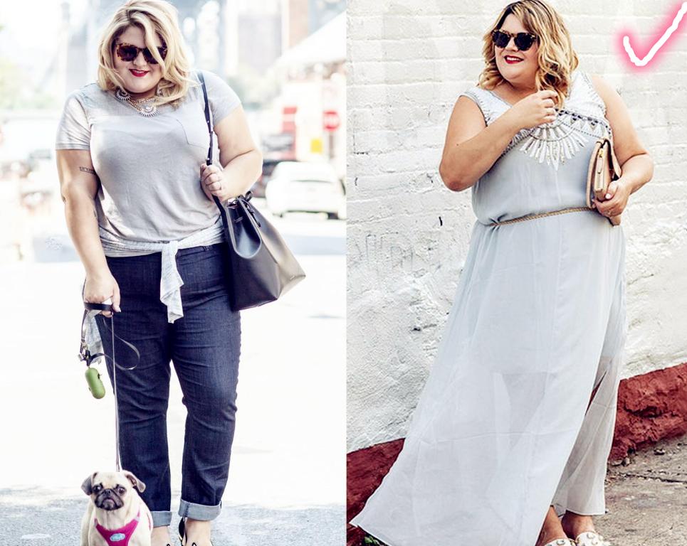 避开这些穿搭雷区，200斤胖MM！看起来像120斤？我是服了