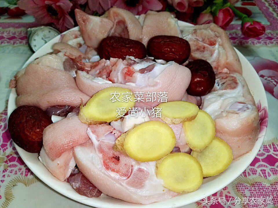 猪脚花生养生汤,猪脚花生补血