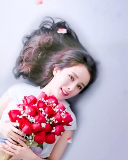 杨幂四方脸型图片,杨幂旗下四美图片大全