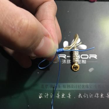 清宫十八子手串的小珍珠,清宫简易造型的教程