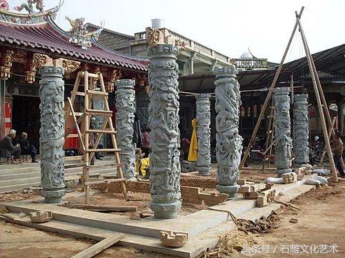 石雕龙柱基础知识,石雕龙教程