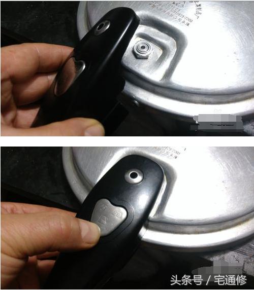 高压锅手柄处漏气维修视频,高压锅气阀顶不上去怎么回事