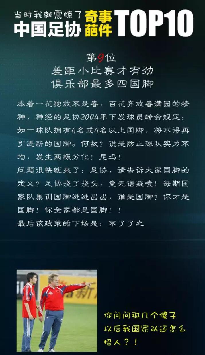中国足协的奇葩事迹,足协奇葩事top10